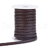 10M 8-Ply PU Leather Braided Cord WL-WH0014-01B-1