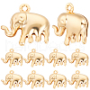 Beebeecraft 50Pcs Brass Pendants KK-BBC0015-16-1