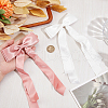 CRASPIRE Big Bowknot Polyester Alligator Hair Clips AJEW-CP0008-42B-01-3