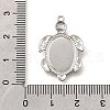 304 Stainless Steel Pendant Cabochon Settings STAS-C122-16A-P-3
