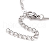 304 Stainless Steel Cable Chain Bracelet for Men Women BJEW-E031-05F-P-3