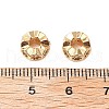 Brass Micro Pave Cubic Zirconia Beads KK-A259-01G-3