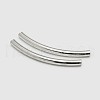 Tube 925 Sterling Silver Beads STER-O021-03-51x2mm-1