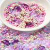 Ocean Theme Diy Painted Glass Beads DIY-YW0008-82E-1