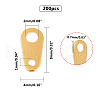 Unicraftale 304 Stainless Steel Chain Tabs STAS-UN0007-36G-3
