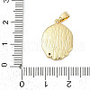 Brass Micro Pave Cubic Zirconia Pendants KK-U068-10G-03-3