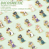 DICOSMETIC 48Pcs 8 Style Alloy Enamel Pendants ENAM-DC0001-06-3