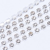 Brass Rhinestone Strass Chains CHC-T004-SS10-01S-1
