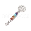 Alloy Tree of Life Pendant Decorations HJEW-JM02062-6