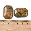 Natural Unakite Cabochons G-B085-01A-06-3