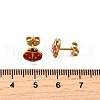 Ladybug 304 Stainless Steel Stud Earrings for Women EJEW-K243-15G-5