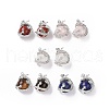 Mixed Natural Gemstone Pendants GP471-M-1