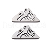 201 Stainless Steel Charms STAS-V001-11-1
