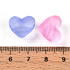 Frosted Transparent Acrylic Beads FACR-N006-02-3