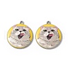 Printed Alloy Pendants ENAM-P246-03P-03-2