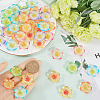 SUNNYCLUE 60Pcs 6 Colors Opaque Resin Decoden Cabochons RESI-SC0005-83A-3