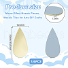 Olycraft 150Pcs Teardrop Glass Cabochons DIY-OC0001-39B-2