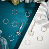 Unicraftale 80Pcs 304 Stainless Steel Linking Ring FIND-UN0003-63-2