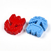 Opaque Acrylic Beads OACR-T028-37-1-2