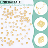 Unicraftale 100Pcs Brass Spacer Beads KK-UN0002-08-5