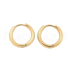 Ion Plating(IP) 304 Stainless Steel Huggie Hoop Earrings EJEW-F111A-14mm-G-2