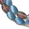 Electroplate Glass Beads Strands EGLA-C009-01B-HP01-3