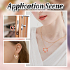8Pcs 2 Styles Alloy Pendants PALLOY-GO00027-7