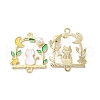 Alloy Enamel Pendants ENAM-D046-17G-04-1