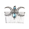 Alloy with Resin Hair Comb PW-WGA1E88-02-1
