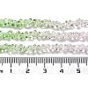 Transparent Glass Bead Strands GLAA-H023-0M-5