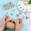 Resin & Glass Pendant Decoratons HJEW-GO00029-5