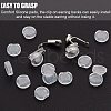 SOFPLATE 120Pcs Comfort Silicone Earring Pads KY-SP0001-04-5