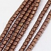 Electroplate Non-magnetic Synthetic Hematite Beads Strands G-J163-2x2mm-M-2