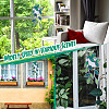 Gorgecraft 1 Set Plant Acrylic Leaf Window Hanging Decorations AJEW-GF0009-95-6