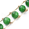Brass Bar Link Chain Bracelets BJEW-JB04505-3