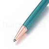 Big Diamond Empty Tube Black Ink Ballpoint Pens AJEW-K028-B01-2