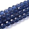 Imitation Austrian Crystal Bead Strands G-M181-10mm-20A-1