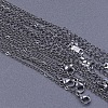 Stainless Steel Cable Chain Necklaces for DIY Jewelry Making Accessories EH9991-13-1