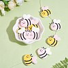 10Pcs 2 Colors Silicone Focal Beads JX758A-4