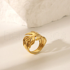 Stainless Steel Cuff Rings for Women CO9046-2-1