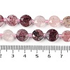 Natural Strawberry Quartz Beads Strands G-C116-A41-01-5