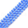 Opaque Solid Color Glass Beads Strands GLAA-N052-04-A16-1