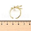 Brass Cuff Rings for Women RJEW-F184-08H-G-5