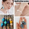 SUNNYCLUE 40Pcs 20 Colors Organic Wool Fabric Beads FIND-SC0009-18-5