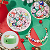 SOFPLATE Christmas Theme 300Pcs Handmade Polymer Clay Beads CLAY-SP0001-01B-6