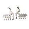 Non-Tarnish Mother's Day/Teachers' Day 201 Stainless Steel Pendants STAS-K251-021P-1