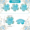 SUNNYCLUE 200Pcs Acrylic Bead Caps OACR-SC0001-83D-2