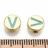 Alloy Enamel Beads ENAM-S122-029V-A-RS-3
