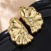 Flower 304 Stainless Steel Stud Earrings for Women EJEW-A125-71G-2