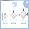   300Pcs 3 Styles Acrylic Sew on Rhinestone MACR-PH0001-76A-2